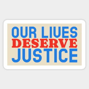 No Justice No Peace BLM Black Lives Matter Social Justice Sticker